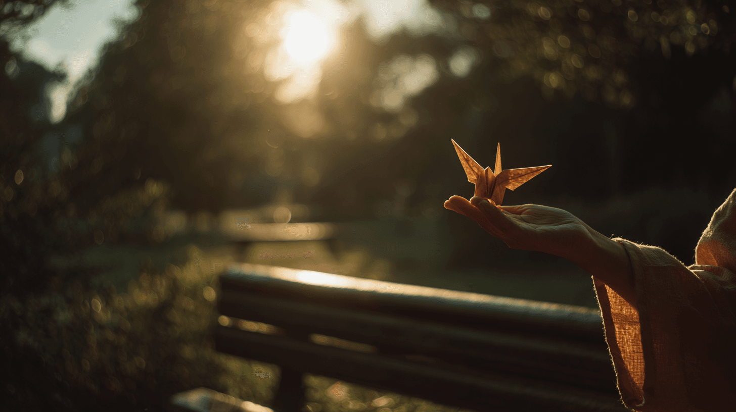 Sunlight streaming through window onto a clean table with naloxone kit, water bottle, and open notebook