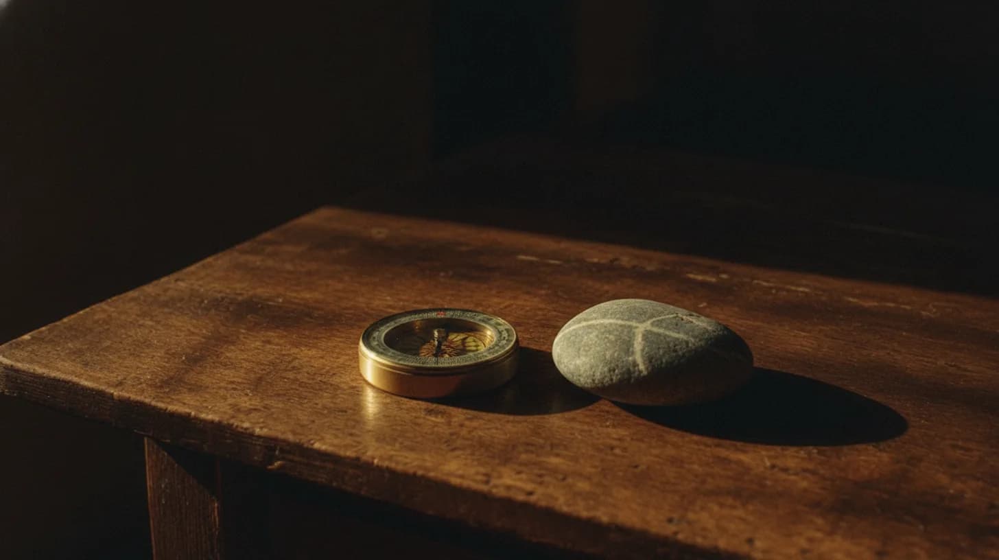 Close-up of medical textbooks and clinical notes on a wooden desk with warm morning light